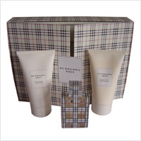 Burberry Brit Gift Set For Women: 100ml EDT + BW + BL