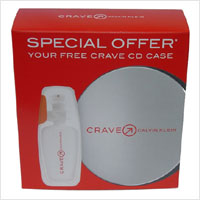 Calvin Klein Crave Gift Set For Men : EDT 40ml + FREE CD Case