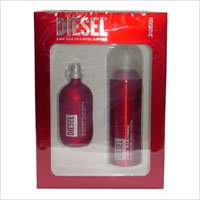 Diesel Zero Plus Feminine Gift Set For Women : EDT 75ml + Deo 15