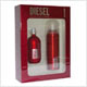 Diesel Zero Plus Masculine Gift Set For Men : EDT 75ml + Deo
