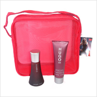 Hugo Boss Deep Red Gift Set : EDP + SG