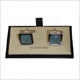 Burberry Cufflinks : Square Blue Check