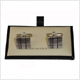 Burberry Cufflinks : Square Engraved Check