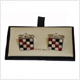 Burberry Cufflinks : Square Design (Red)
